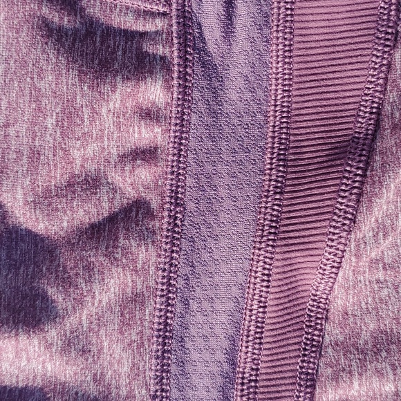 Lululemon Run Full Tilt Purple Space Dye Half Zip Jacket Pullover. Size 8 - Picture 15 of 16